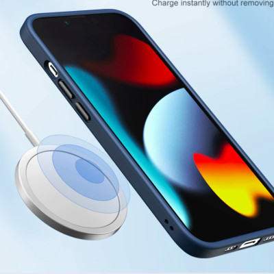 Ốp lưng cho iPhone 13 hiệu Likgus Hybrid Glass Pc viền màu chống sốc - Hàng nhập khẩu