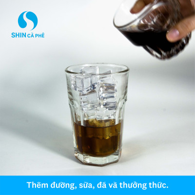 Cà phê Pleiku Robusta - SHIN Cà Phê - Túi Nhúng - Hộp 10 gói