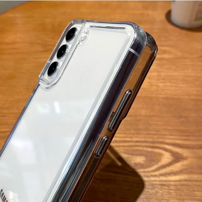 Ốp lưng chống sốc trong suốt cho Samsung Galaxy S24 FE hiệu Likgus Crashproof giúp chống chịu mọi va đập- hàng nhập khẩu