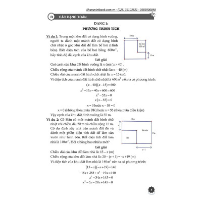 Sách - Phương Pháp Giải Các Dạng Toán Thực Tế Lớp 9 - Tài Liệu Dùng Chung Cho Các Bộ Sách - Khang Việt Book