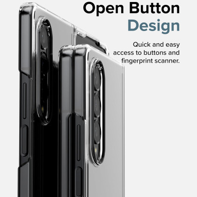 Ốp lưng chống sốc trong suốt cho Samsung Galaxy Z Fold 4 hiệu Likgus Crashproof giúp chống chịu  mọi va đập - hàng nhập khẩu