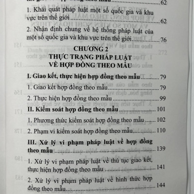 Sách - Pháp Luật Về Hợp Đồng Theo Mẫu Theo Quy Định Của Pháp Luật Hiện Hành