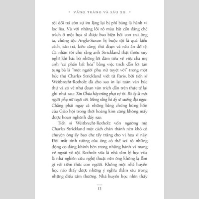Văn Học Kinh Điển - Vầng Trăng Và Sáu Xu - The Moon And Sixpence