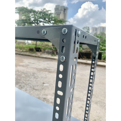 100 bộ ốc bu lông ecu lắp kệ sắt v lỗ - Hàng Chính Hãng 