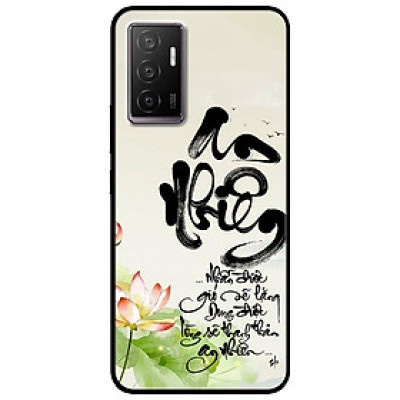 Ốp lưng cho Vivo V23e - Y31 -Y51 - Y55 - Y55s - Y55 2022 - An Nhiên Sen Đỏ - Hàng Chính Hãng