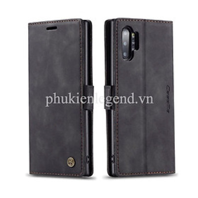 Bao da dạng ví dành cho Samsung Galaxy Note 10 Plus hiệu caseme chống sốc chống va đập bụi bẩn, có ngăn đựng tiền, đựng thẻ tiện dụng - Hàng chính hãng