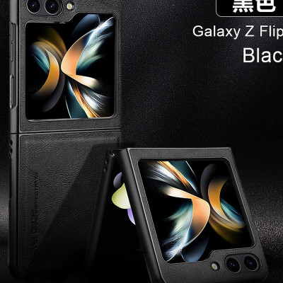 Ốp lưng da cho Samsung Galaxy Z Flip 7 / Z Flip 6 (Flip6) hiệu X-Level cao cấp - Hàng chính hãng