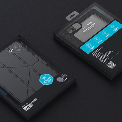 Bao da cho iPad Pro 11 inch M4 2024 / iPad Pro 13 inch M4 2024 Nillkin Bumper Leather Case Pro (Có khe cắm bút - Hàng chính hãng