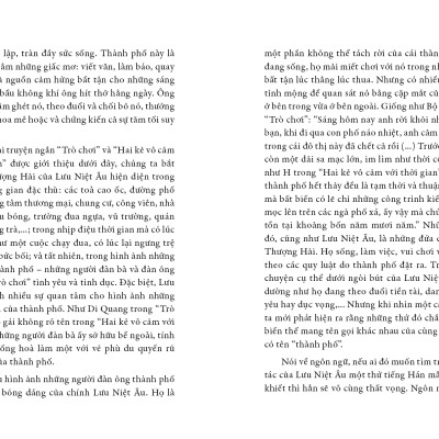 Văn Học Hiện Đại - Tuyến Phong Cảnh Đô Thị