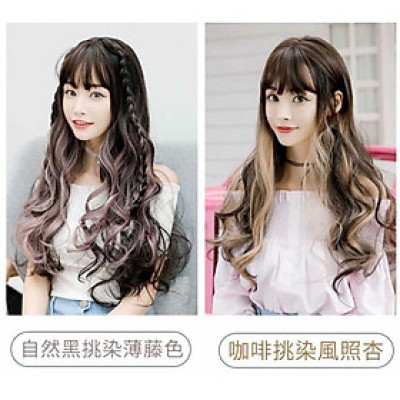 Tóc giả cao cấp móc line- tặng lưới chùm tóc- hình thật