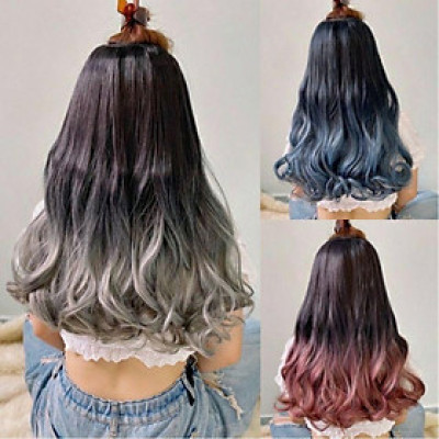 Tóc giả kẹp ombre 50cm chữ u 