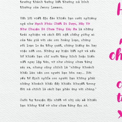 Hãy Vờ Như Chuyện Đó Chưa Từng Xảy Ra