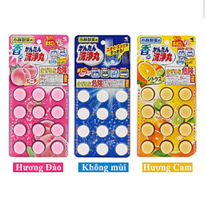 Viên nén sủi Kobayashi thông tắc đường ống, Toilet, bồn rửa Nhật Bản 12 Viên