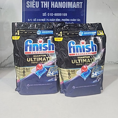 Viên Rửa Bát Finish 120 viên Tích Hợp 14 trong 1 HÀNG CHẤU ẤU ( VIÊN RỬA BÁT CAO CẤP )