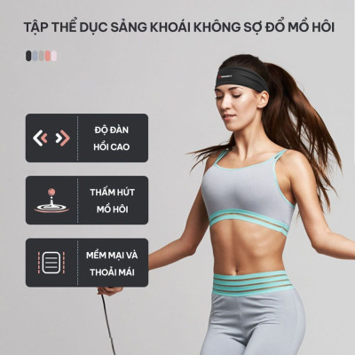 Băng đô chặn mồ hôi trán GoodFit GF804SB