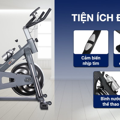 Xe đạp tập thể dục spining Airbike Sport - Hàng chính hãng