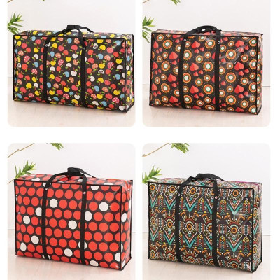 Combo 2 Túi Bạt Đựng Đồ Quần Áo Du Lịch Gấp Gọn Cỡ Size Lớn 80X23X46Cm