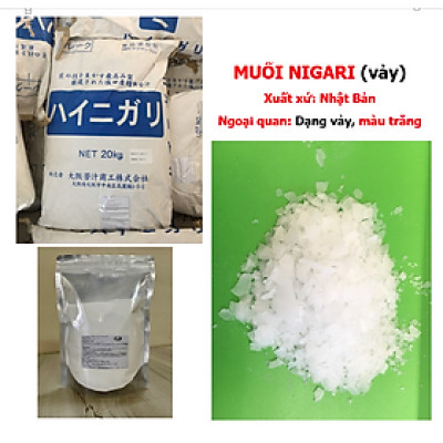 1kg Muối Nigari Nhật Bản tạo đông đậu hũ đậu phụ (Made in Japan) Chiết từ bao 20kg