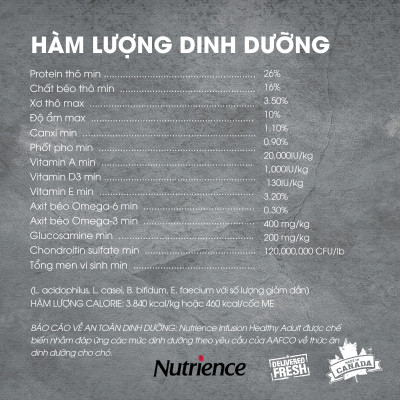 Thức Ăn Cho Chó Có Kích Thước Trung Bình, Lớn Nutrience lnfusion Bao 10kg - Thịt Gà Tây, Rau Củ & Trái Cây Tự Nhiên