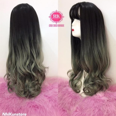 Tóc giả omber cao cấp- tặng lưới chùm tóc- hình thật