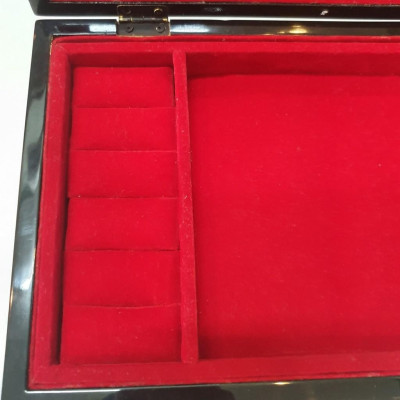 Hộp nữ trang 2 tầng Sơn Mài Cao Cấp Thanh Bình Lê đựng đồ trang sức, vật dụng nhỏ xinh, làm quà tặng,...