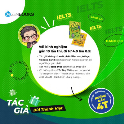 Ielts Writing Journey: Elevate To Band 8.0 - Bản Quyền