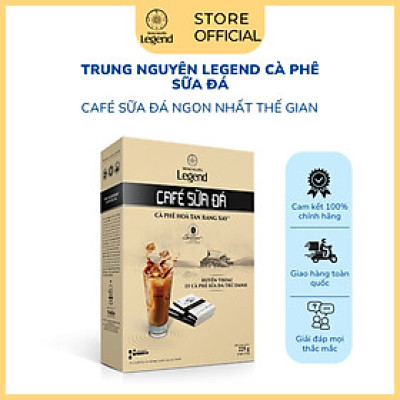 Cà Phê Trung Nguyên Legend Sữa Đá – Hộp 9 Gói – Cà Phê Hòa Tan Pha Đá Chuẩn Vị Việt