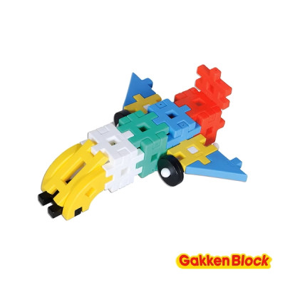 Bộ đồ chơi khối lắp ghép Gakken Block - Vehicle Fun Set