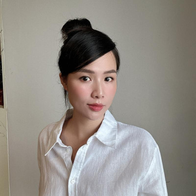 Mái chéo doanh nhân tóc thậ.t nữ - Tóc Giả Vân Anh