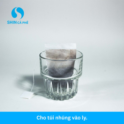 Cà phê Sơn La Blend - SHIN Cà Phê - Túi Nhúng - Hộp 10 gói