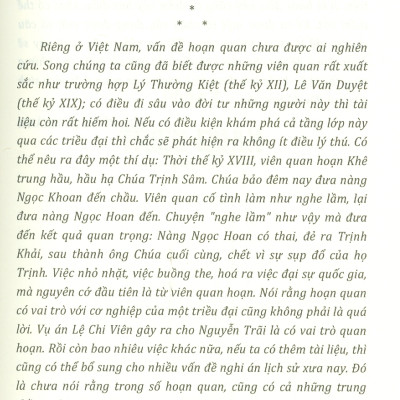 Quan Thái Giám Trong Hoàng Cung Việt