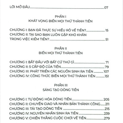Biến Mọi Thứ Thành Tiền (SBooks)