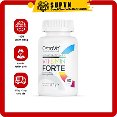 Ostrovit Vit&Min Forte - Tăng Sức Đề Kháng Cho Cơ Thể, Tinh Thần Sảng Khoái Tập Luyện Tốt Hơn
