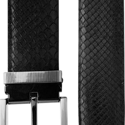 Thắt Lưng Nam Da Trăn Đầu Kim Huy Hoàng HT4307 - Đen