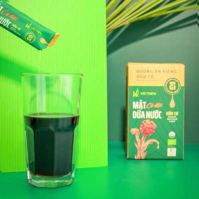 Mật Dừa Nước Vietnipa Hộp 150g - Thực Phẩm Bổ Sung Dinh Dưỡng Cho Cả Gia Đình, Người Tiểu Đường, Ăn Kiêng, Ăn Chay, Hàm Lượng Vitamin Và Muối Khoáng Cao