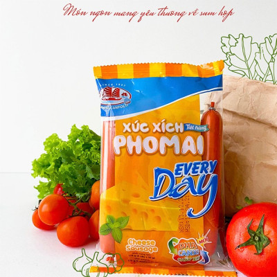 Xúc xích tiệt trùng phô mai Everyday 35g x 5 cây/túi - Đồ Hộp Hạ Long