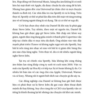 Spotify Và Những Chuyện Chưa Kể