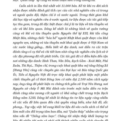 Quân Thủy Trong Hoạt Động Chống Ngoại Xâm - Nguyễn Việt (Chủ biên), Vũ Minh Giang, Nguyễn Mạnh Hùng