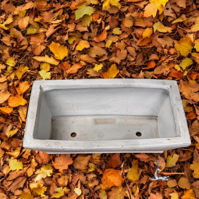 Chậu Gốm Chữ Nhật Trồng Cây Sân Thượng - Chậu Trồng Cây Trong Nhà 50x25x20cm