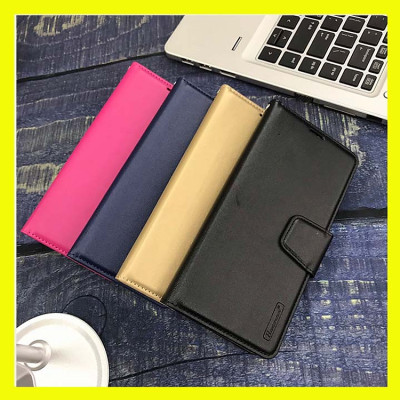 Bao da dạng ví cho SamSung Galaxy S24 Ultra hiệu Hanman, DaDa có quai cài có ngăn để thẻ ATM và để tiền, bao da may viền - Hàng nhập khẩu