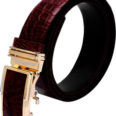 Bộ Ví & Thắt Lưng Nam Da Cá Sấu Huy Hoàng HT2240-HT4202 (23 x 11,5 cm) - Nâu Đất