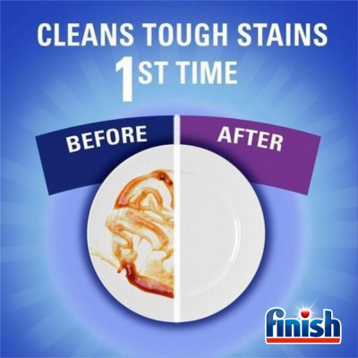 Hộp 51 viên rửa chén Finish Quantum Ultimate (Công thức mới 2020) – Hàng siêu cao cấp với 14x tính năng trong 1 viên (Dành cho máy rửa chén 13-14-15 bộ).