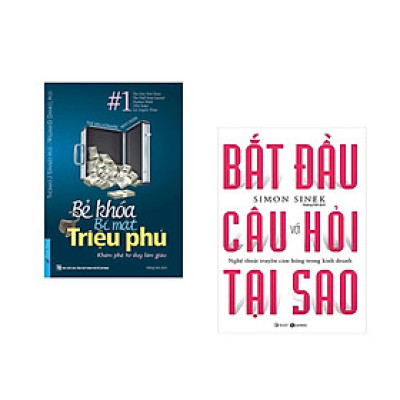 Combo sách về Kinh Doanh: Bẻ Khóa Bí Mật Triệu Phú + Bắt Đầu Với Câu Hỏi Tại Sao - Nghệ Thuật Truyền Cảm Hứng Trong Kinh Doanh/Tặng Bookmark