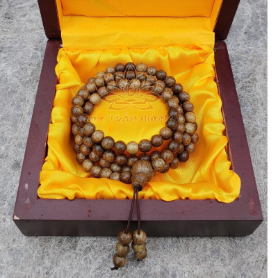 Chuỗi Tràng Hạt 108 6/7/8mm 10-15 tuổi Trầm Tốc Việt - Trầm Hương Tự Nhiên