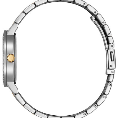 Đồng Hồ Nữ Citizen Pin-Quartz Đính Đá Swarovski Dây Thép Không Gỉ EL3106-59L - Mặt Xanh (31mm)