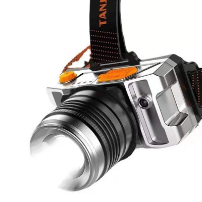 Đèn Pin Đội Đầu 1 Bóng Lớn Chống Nước 3 Chế Độ Siêu Sáng Ánh Sáng Mạnh