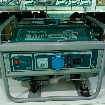 MÁY PHÁT ĐIỆN XĂNG (ĐỀ ĐIỆN) 5.5KVA TOTAL TP115001 - HÀNG CHÍNH HÃNG