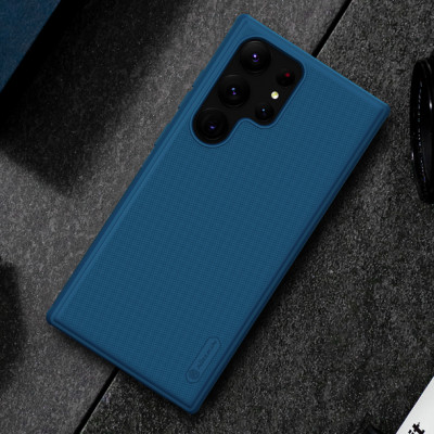 Ốp Lưng Dành Cho Samsung Galaxy S23 Ultra Chính Hãng Nillkin SUPER FROSTED SHIELD PRO Dạng Sần, Chống Sốc, Không Bám Vân Tay - Hàng Chính Hãng