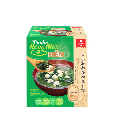 Combo 6 hộp Canh rong biển Asuzac (40g x 6 hộp) - Đủ 5 loại canh rong biển Asuzac