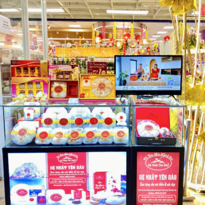 Yến Khánh Hòa - Yến Thô Đảo [Hộp 100g] - Đệ Nhất Yến Đảo - Tăng cường sức đề kháng - Bổ phổi - Hỗ trợ điều trị ung thư - Điều hòa huyết áp - Cải thiện giấc ngủ - Bổ khí dưỡng nhan - Tăng cường sinh lực nam nữ